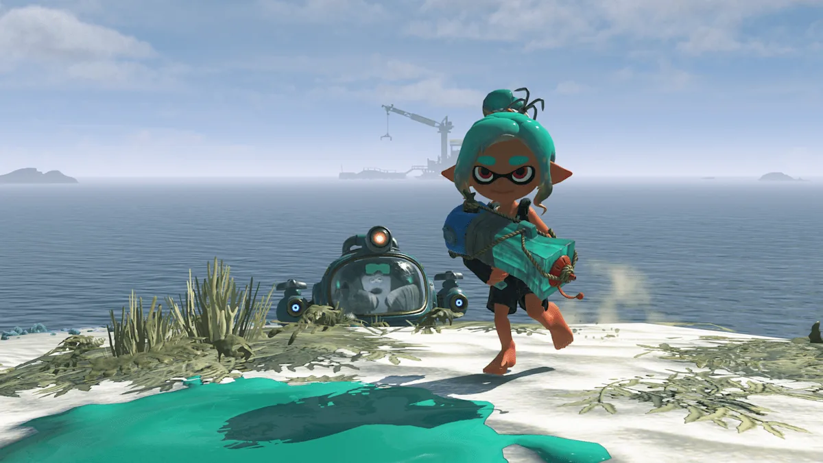 A vista of the Spirhalite Islands, the setting of Splatoon Raiders